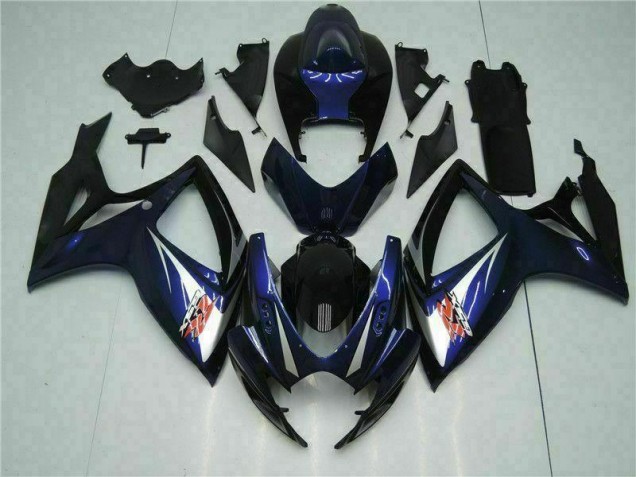 Azul Negro Kits ABS Carenado Motocicleta Suzuki GSXR 600 / 750 K6 06-07 Azul Negro Kits ABS Carenado Motocicleta Suzuki GSXR 600 / 750 K6 06-07