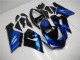 Azul Negro Kits Completo Carenado Moto ABS Kawasaki ZX6R 05-06 Azul Negro Kits Completo Carenado Moto ABS Kawasaki ZX6R 05-06