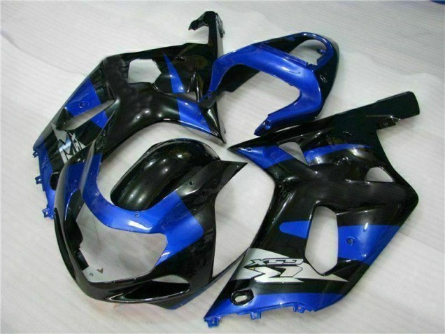 Azul Negro Kits Completo Carenado Moto ABS Suzuki GSXR 600 / 750 K1 K2 K3 01-03 Azul Negro Kits Completo Carenado Moto ABS Suzuki GSXR 600 / 750 K1 K2 K3 01-03