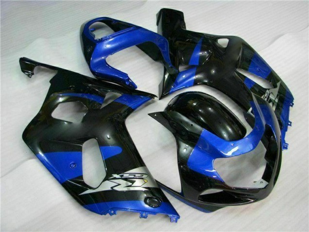 Azul Negro Kits Completo Carenado Moto ABS Suzuki GSXR 600 / 750 K1 K2 K3 01-03 Azul Negro Kits Completo Carenado Moto ABS Suzuki GSXR 600 / 750 K1 K2 K3 01-03