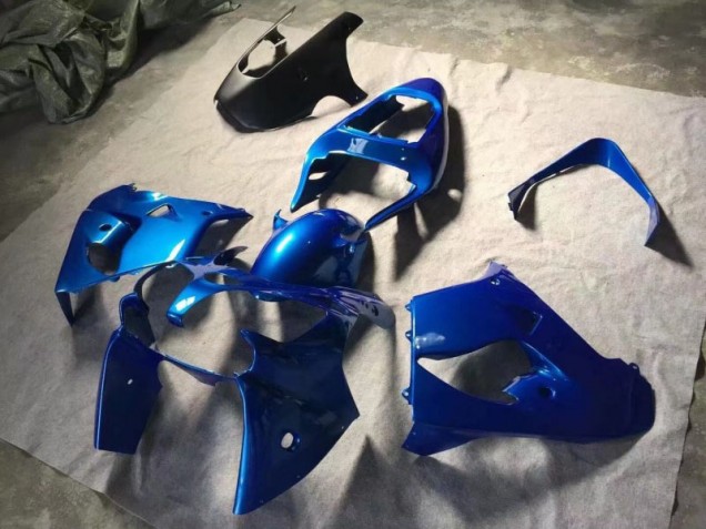 Azul Negro Mate Carenado Moto Kawasaki ZX9R 02-03 Azul Negro Mate Carenado Moto Kawasaki ZX9R 02-03