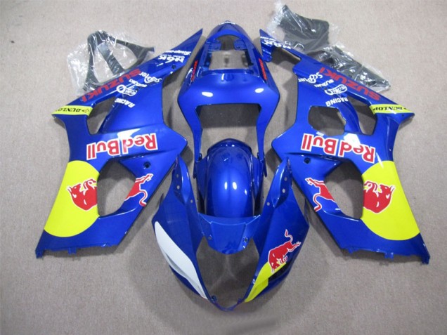 Azul Red Bull Carenado Moto Suzuki GSXR 1000 K3 03-04
