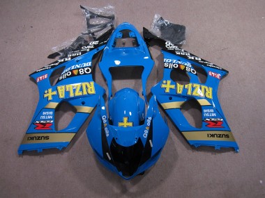 Azul Rizla Q8 Oils Carenado Moto Suzuki GSXR 1000 K3 03-04