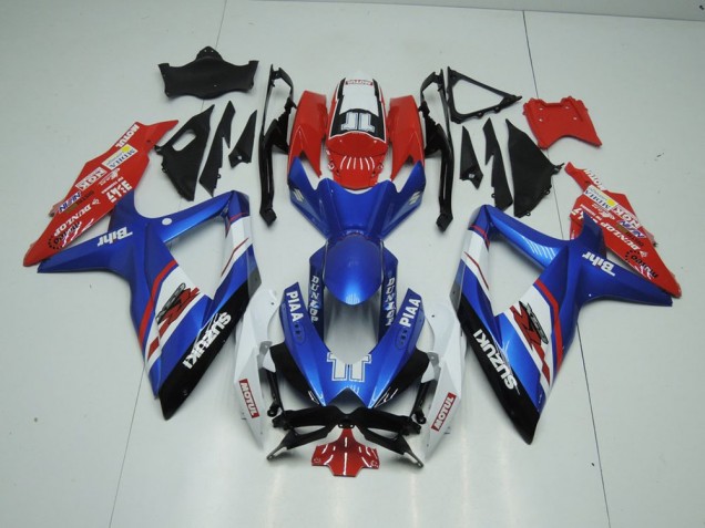 Azul & Rojo Carenado Moto Suzuki GSXR 1000 K9 09-16 Azul & Rojo Carenado Moto Suzuki GSXR 1000 K9 09-16