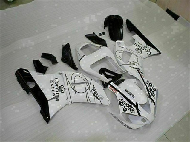 Blanco ABS Moto Plástico Yamaha R1 00-01 Blanco ABS Moto Plástico Yamaha R1 00-01