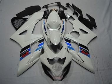Blanco Azul ABS Carenado Motocicleta Suzuki GSXR 1000 K5 05-06