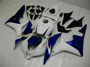 Blanco Azul Carenado Moto Honda CBR 600 RR 07-08