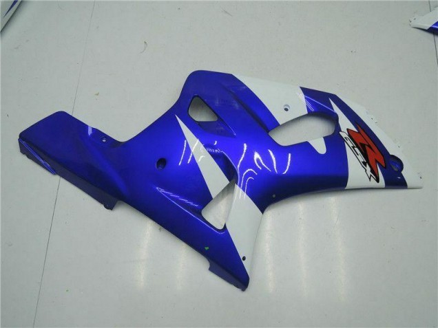 Blanco Azul Carenado Moto Suzuki GSXR 600 / 750 K1 K2 K3 01-03 Blanco Azul Carenado Moto Suzuki GSXR 600 / 750 K1 K2 K3 01-03