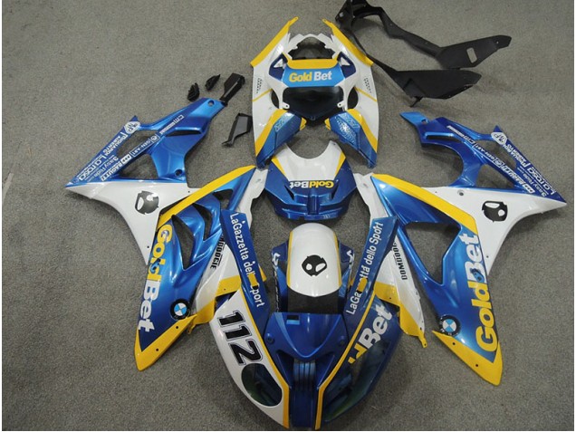 Blanco Azul GoldBet 112 Carenado Moto BMW S1000RR 09-14 Blanco Azul GoldBet 112 Carenado Moto BMW S1000RR 09-14