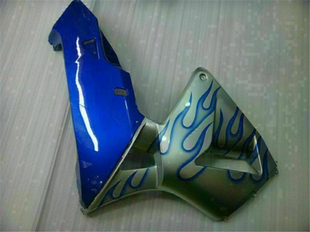 Blanco Azul Llama Carenado Moto Honda CBR 600 RR 05-06 Blanco Azul Llama Carenado Moto Honda CBR 600 RR 05-06