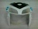 Blanco Azul Moto Plástico Honda CBR 600 RR 05-06 Blanco Azul Moto Plástico Honda CBR 600 RR 05-06