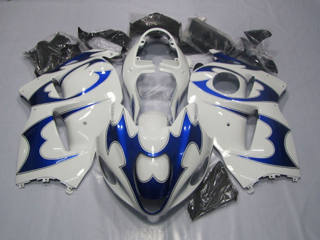 Blanco Azul Moto Plástico Suzuki GSXR 1300 Hayabusa 96-07 Blanco Azul Moto Plástico Suzuki GSXR 1300 Hayabusa 96-07
