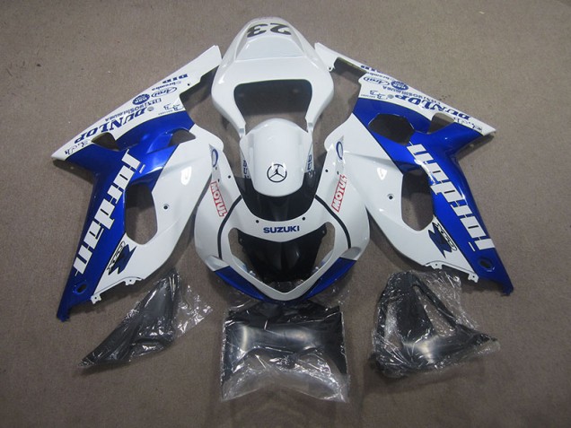 Blanco Azul Motul Carenado Moto Suzuki GSXR 750 K1 K2 K3 01-03 Blanco Azul Motul Carenado Moto Suzuki GSXR 750 K1 K2 K3 01-03