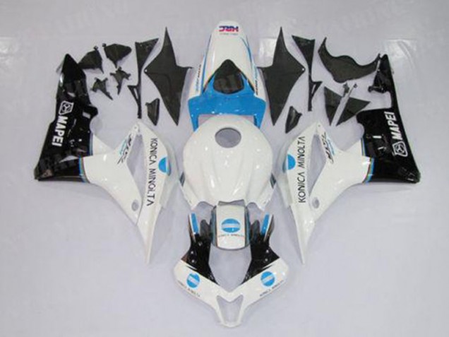 Blanco Azul Negro Carenado Moto Honda CBR 600 RR 07-08 Blanco Azul Negro Carenado Moto Honda CBR 600 RR 07-08