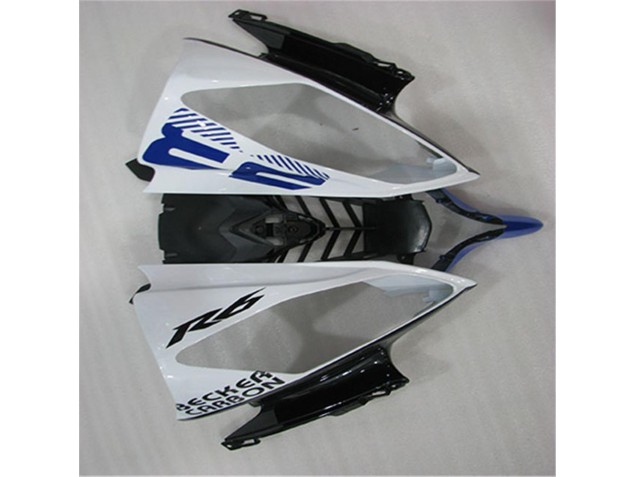 Blanco Azul Negro Carenado Moto Yamaha R6 08-16 Blanco Azul Negro Carenado Moto Yamaha R6 08-16