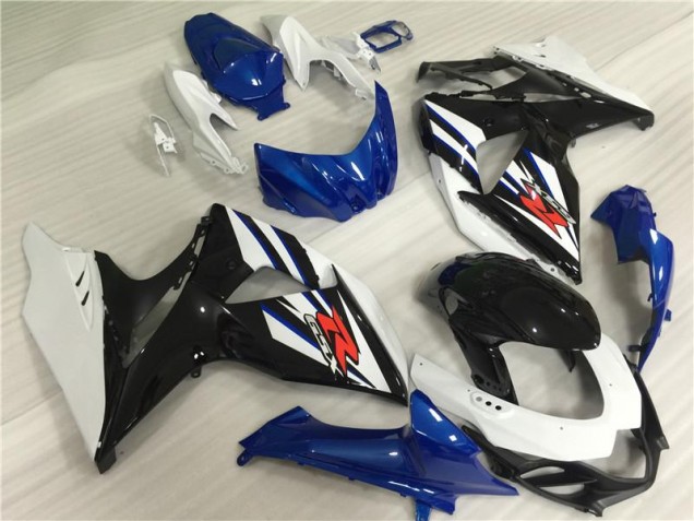 Blanco Azul Negro Carenados Moto Suzuki GSXR 1000 K9 09-16 Blanco Azul Negro Carenados Moto Suzuki GSXR 1000 K9 09-16
