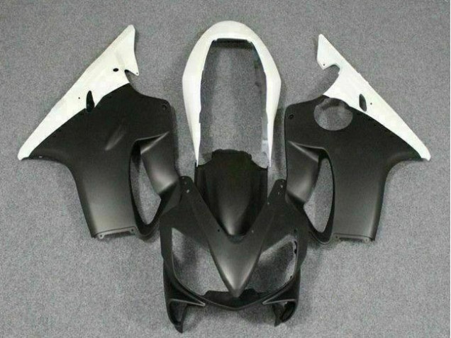 Blanco Negro ABS Moto Plástica Honda CBR 600 F4i 04-07 Blanco Negro ABS Moto Plástica Honda CBR 600 F4i 04-07