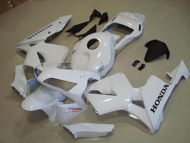 Blanco Negro Calcomanía Carenado Moto Honda CBR 600 RR 03-04