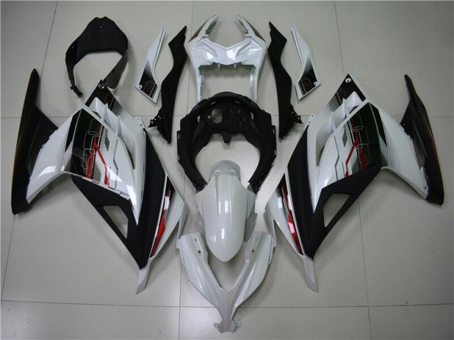 Blanco Negro Carenado Moto Kawasaki EX300 13-16 Blanco Negro Carenado Moto Kawasaki EX300 13-16