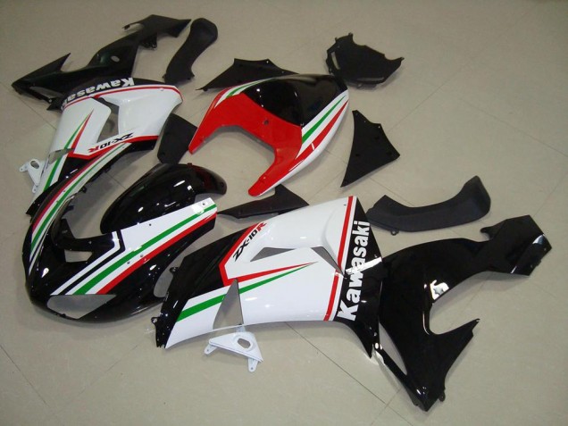 Blanco & Negro Carenado Moto Kawasaki ZX10R 06-07 Blanco & Negro Carenado Moto Kawasaki ZX10R 06-07