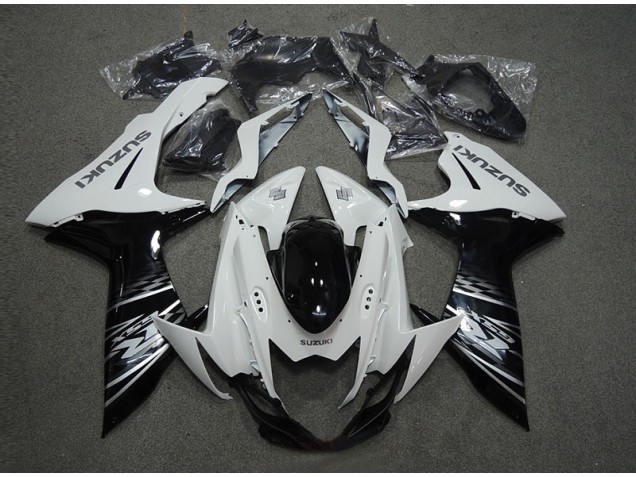 Blanco Negro Carenado Moto Suzuki GSXR 600 K11 11-21