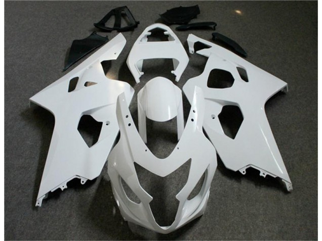 Blanco Negro Inyección Kit Carenado Moto Suzuki GSXR 600 / 750 K4 04-05 Blanco Negro Inyección Kit Carenado Moto Suzuki GSXR 600 / 750 K4 04-05