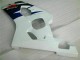 Blanco Negro Inyección Kits Carenado Moto Suzuki GSXR 600 / 750 K4 04-05