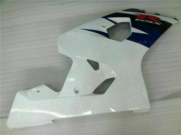 Blanco Negro Inyección Kits Carenado Moto Suzuki GSXR 600 / 750 K4 04-05