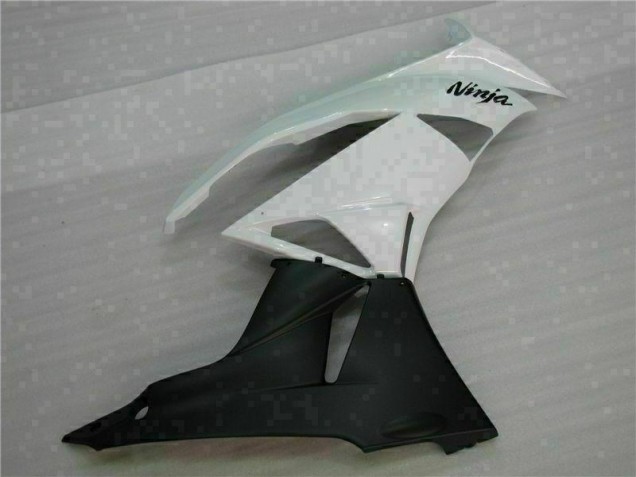 Blanco Negro Kits ABS Carenado Motocicleta Kawasaki ZX6R 09-12 Blanco Negro Kits ABS Carenado Motocicleta Kawasaki ZX6R 09-12