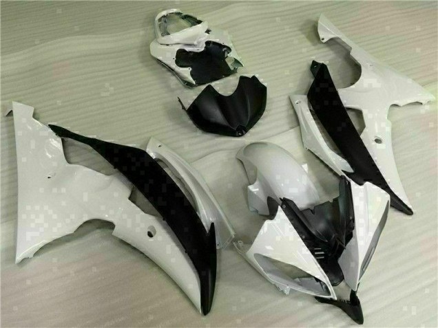 Blanco Negro Kits Completo Carenado Moto Yamaha R6 08-16 Blanco Negro Kits Completo Carenado Moto Yamaha R6 08-16