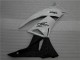 Blanco Negro Ninja Carenado Moto Kawasaki ZX6R 09-12 Blanco Negro Ninja Carenado Moto Kawasaki ZX6R 09-12