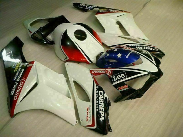Blanco Negro Plástico Moto Honda CBR 1000 RR 04-05
