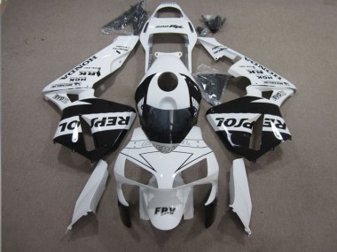 Blanco Negro Repsol Carenado Moto Honda CBR 600 RR 03-04