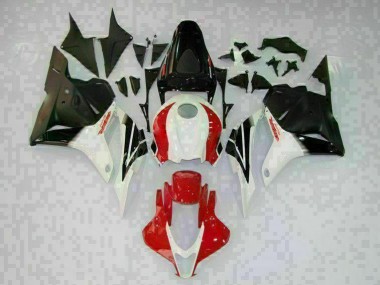 Blanco Negro Rojo Carenado Moto Honda CBR 600 RR 09-12