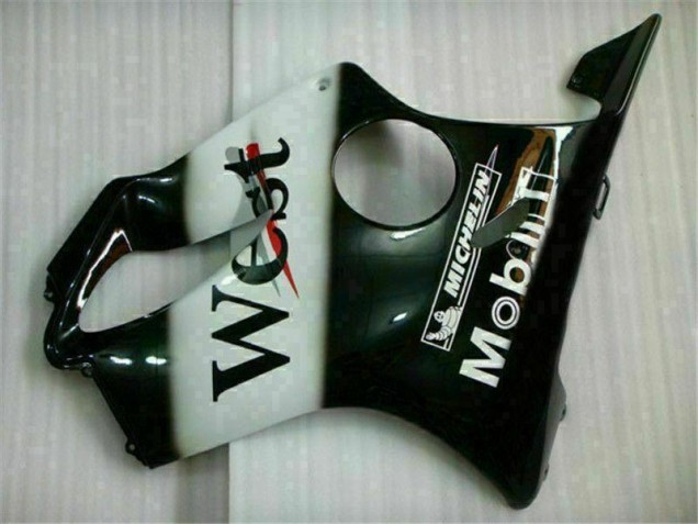 Blanco Negro West Carenado Moto Honda CBR 600 F4i 01-03 Blanco Negro West Carenado Moto Honda CBR 600 F4i 01-03