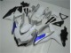 Blanco Plata Azul Carenado Moto Suzuki GSXR 600 / 750 K8 08-10 Blanco Plata Azul Carenado Moto Suzuki GSXR 600 / 750 K8 08-10