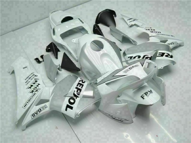Blanco Plata Repsol Carenado Moto Honda CBR 600 RR 03-04