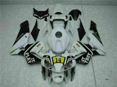 Blanco Playboy 14 Carenado Moto Honda CBR 600 RR 05-06