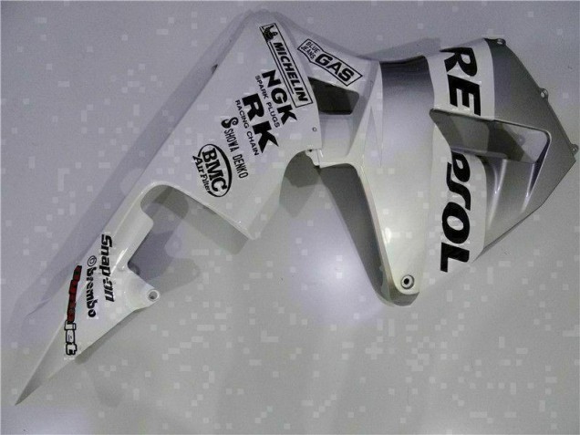 Blanco Repsol Inyección Kit Carenado Moto Honda CBR 600 RR 03-04