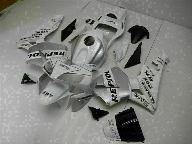 Blanco Repsol Kit Carenado Inyección Honda CBR 600 RR 03-04 Blanco Repsol Kit Carenado Inyección Honda CBR 600 RR 03-04