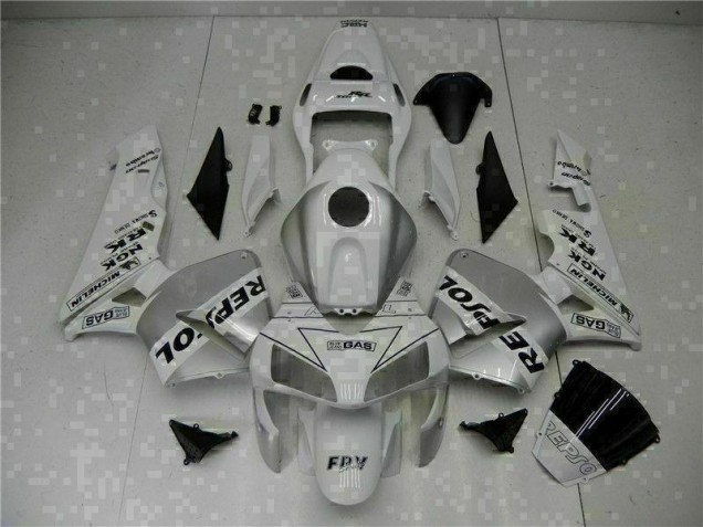 Blanco Repsol Kit Carenado Inyección Honda CBR 600 RR 03-04 Blanco Repsol Kit Carenado Inyección Honda CBR 600 RR 03-04
