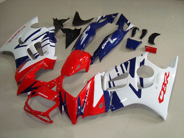 Blanco Rojo Azul Carenado Moto Honda CBR 600 F3 95-98 Blanco Rojo Azul Carenado Moto Honda CBR 600 F3 95-98