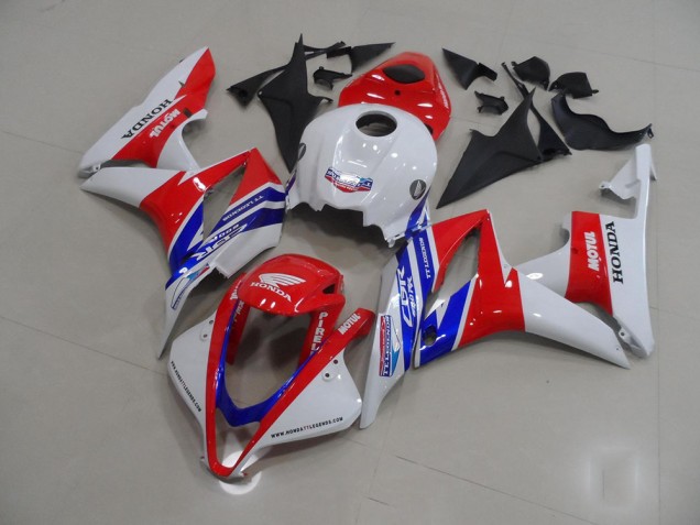 Blanco Rojo Azul Motul Carenado Moto Honda CBR 600 RR 07-08 Blanco Rojo Azul Motul Carenado Moto Honda CBR 600 RR 07-08