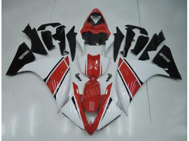 Blanco Rojo Negro Carenado Moto Yamaha R1 12-14 Blanco Rojo Negro Carenado Moto Yamaha R1 12-14
