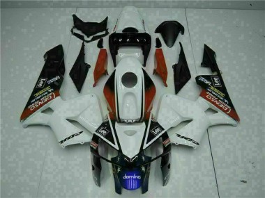Blanco Rojo Negro Lee Carenado Moto Honda CBR 600 RR 05-06