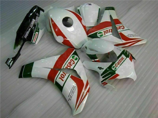 Blanco Rojo Plástica Moto Honda CBR 1000 RR 08-11