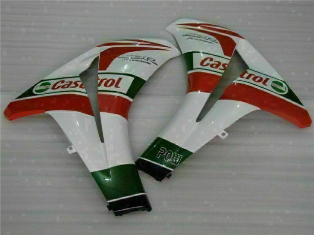 Blanco Rojo Plástica Moto Honda CBR 1000 RR 08-11