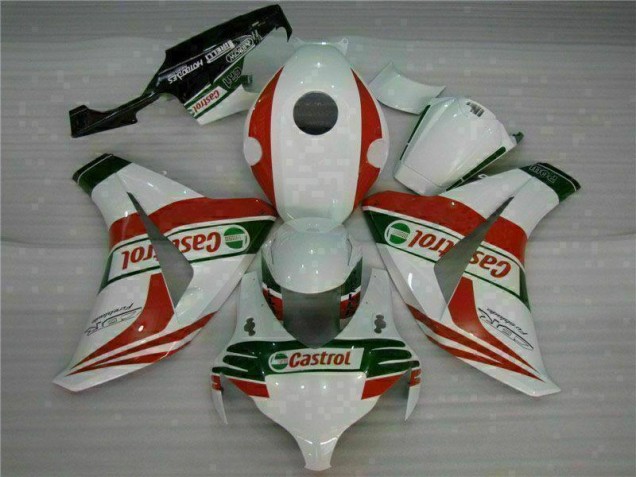 Blanco Rojo Plástica Moto Honda CBR 1000 RR 08-11