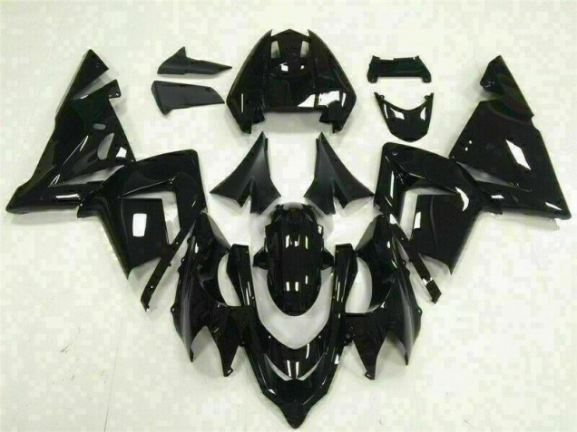 Brillante Negro Carenado Moto Kawasaki ZX10R 03-05 Brillante Negro Carenado Moto Kawasaki ZX10R 03-05