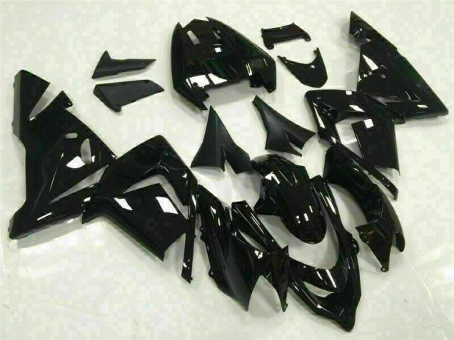 Brillante Negro Carenado Moto Kawasaki ZX10R 03-05 Brillante Negro Carenado Moto Kawasaki ZX10R 03-05